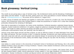 Win a copy of Vertical Living