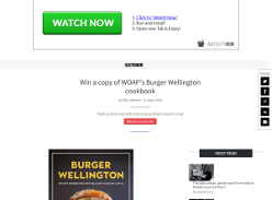 Win a copy of WOAP's Burger Wellington cookbook