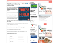 Win a copy of You're Hired by Tom O'Neil