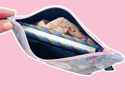 Win a Cosmetic bag, oversized Scrunchie and Notebook