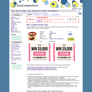 Win a Cowell?s Pavlova cake