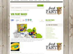 Win a Crayola Paint Maker