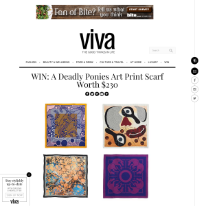 Win A Deadly Ponies Art Print Scarf