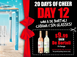 Win a Debortoli Cabana and Wine Glasses