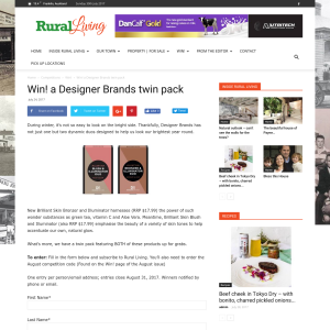 Win! a Designer Brands twin pack
