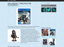 Win a Destiny 2 Prize Pack for PlayStation 4