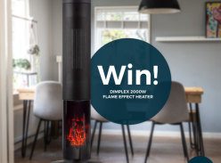 Win a Dimplex 2000W Flame Effect Heater