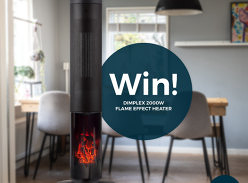 Win a Dimplex 2000W Flame Effect Heater