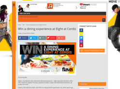 Win a dining experience at Eight at Cordis