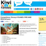 Win a Disney's PLanes: Fire And Rescue Prize Pack
