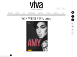 Win a Double pass to Amy