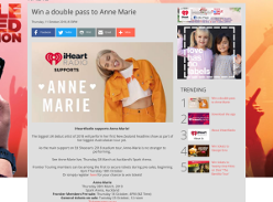 Win a double pass to Anne Marie