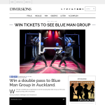 Win a double pass to Blue Man Group in Auckland