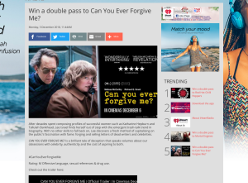 Win a double pass to Can You Ever Forgive Me?