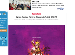 Win a Double Pass to Cirque du Soleil KOOZA