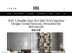 Win a Double Pass to Club Viva’s Interior Design Trend Forecast, Presented by BoConcept