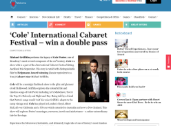 Win a double pass to Cole International Cabaret Festival