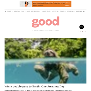 Win a double pass to Earth: One Amazing Day