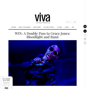 Win A Double Pass to Grace Jones: Bloodlight and Bami