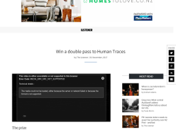 Win a double pass to Human Traces