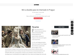Win a double pass to Interlude in Prague