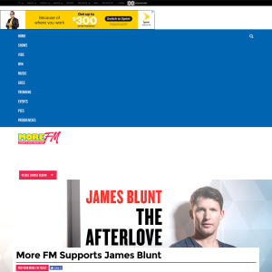 Win a double pass to James Blunt's tour