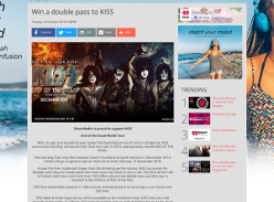 Win a double pass to KISS
