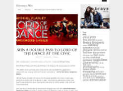 Win a double pass to Lord of the Dance at the Civic