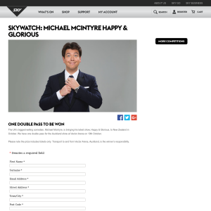 Win a double pass to Michael Mcintyre Happy and Glorious