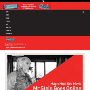 Win a double pass to Mr Stein Goes Online