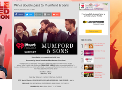 Win a double pass to Mumford & Sons