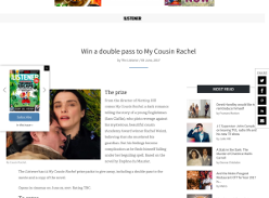 Win a double pass to My Cousin Rachel