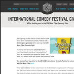 Win a double pass to Old Mout Cider Comedy Gala!