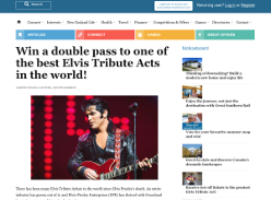 Win a double pass to one of the best Elvis Tribute Acts in the world