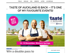 Win a double pass to opening night for Taste of Auckland