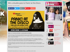 Win a double pass to Panic! at the Disco