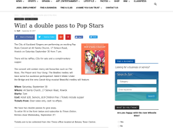 Win a double pass to Pop Stars