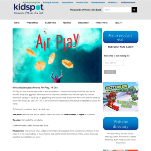 Win a double pass to see Air Play