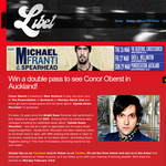 Win a double pass to see Conor Oberst in Auckland!