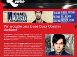 Win a double pass to see Conor Oberst in Auckland!