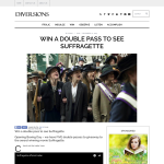 Win a double pass to see Suffragette
