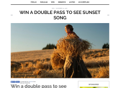 Win a double pass to see Sunset Song