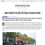 Win a double pass to see The Fault in Our Stars