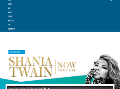 Win a double pass to Shania Twain