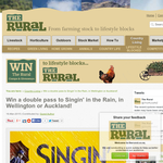 Win a double pass to Singin' in the Rain, in Wellington or Auckland!