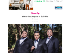 Win a double pass to Sol3 Mio