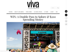 Win A Double Pass to Splore & $200 Spending Money