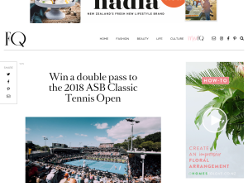 Win a double pass to the 2018 ASB Classic Tennis Open