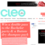 Win a double pass to the Bachelor party & a Batiste dry shampoo pack