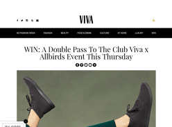 Win a Double Pass to The Club Viva x Allbirds Event this Thursday